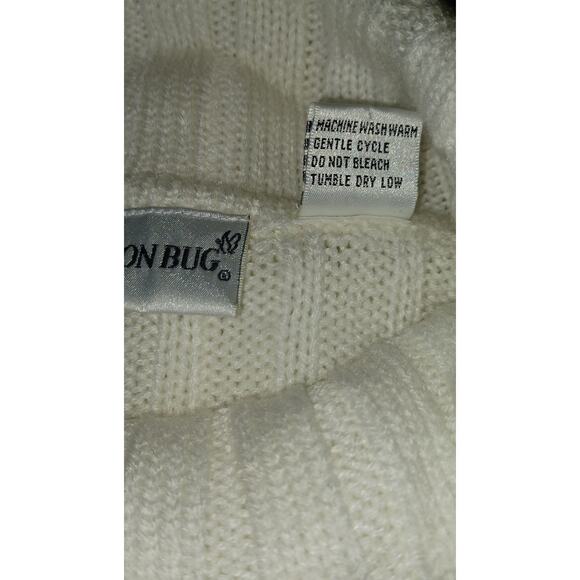 Fashion Bug White Cable Knit Turtleneck Sweater Women's 18/20W Fisherman Core - Picture 7 of 7
